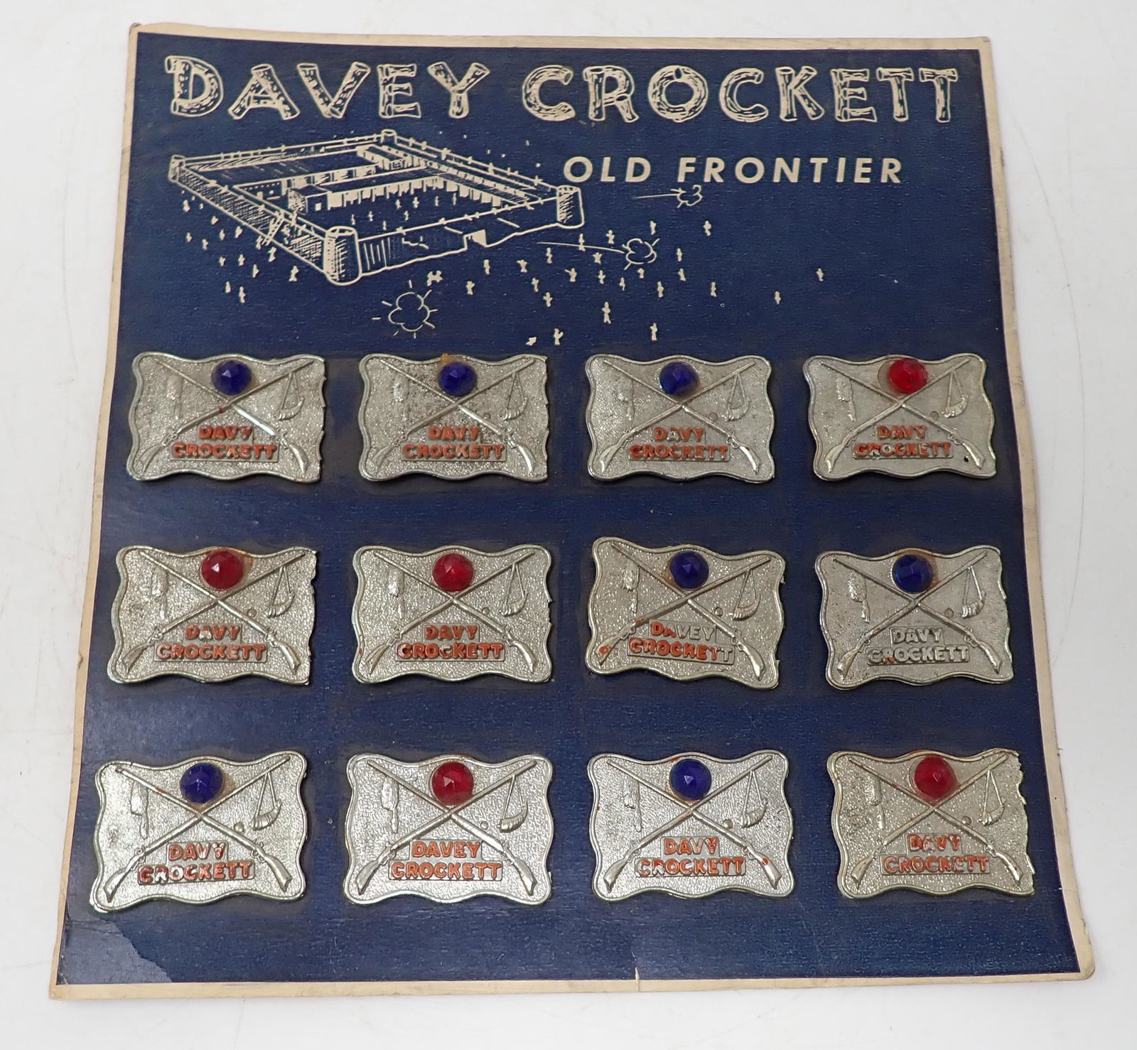 Davey Crocket Old Frontier Pin Store Display (1 of 3)