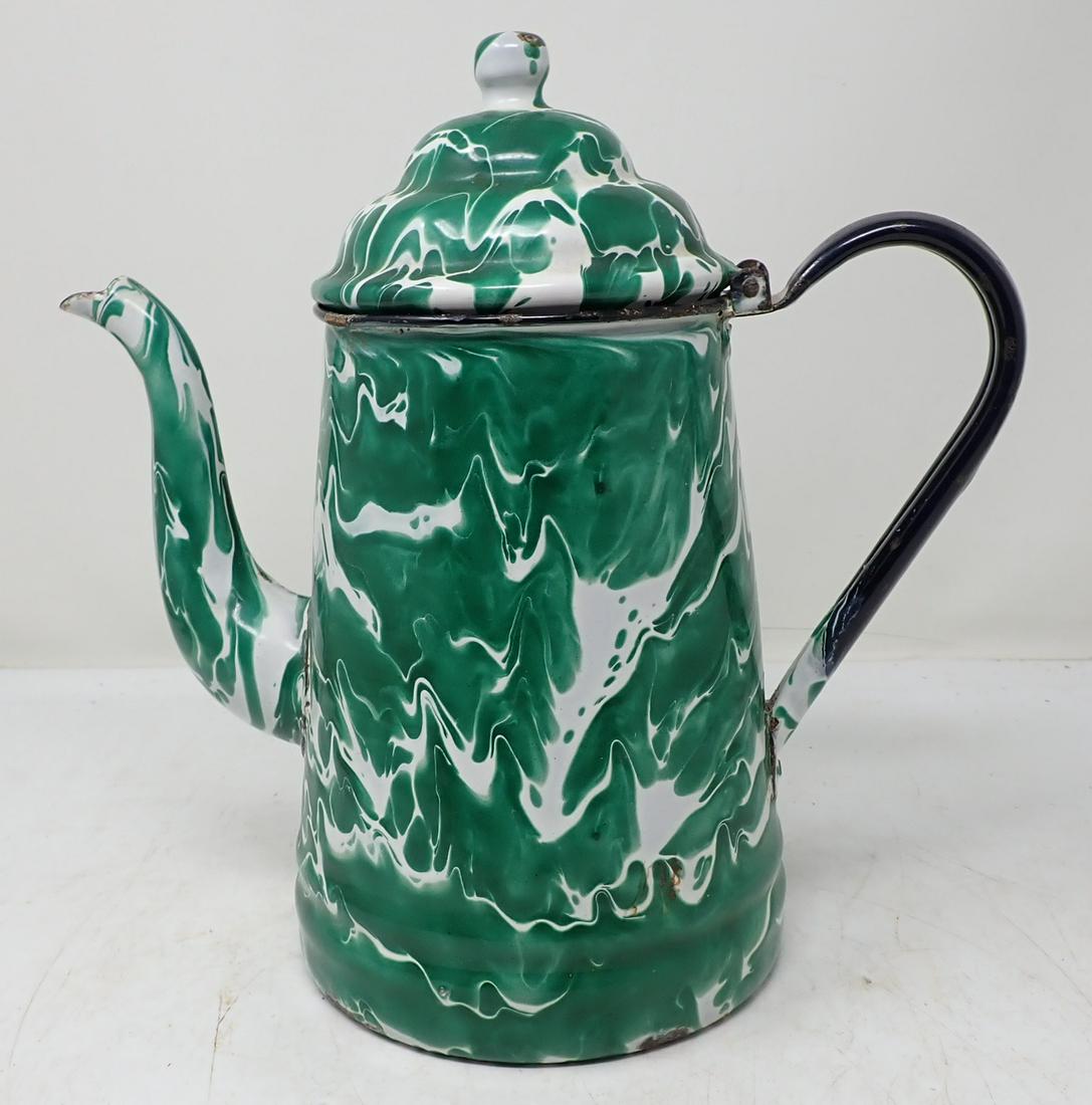 Enameled Coffee Pot (1 of 3)