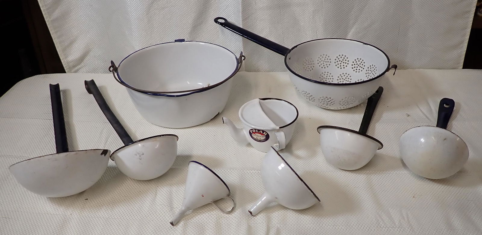 Enameled Ladles Strainer Polar Creamer (1 of 3)