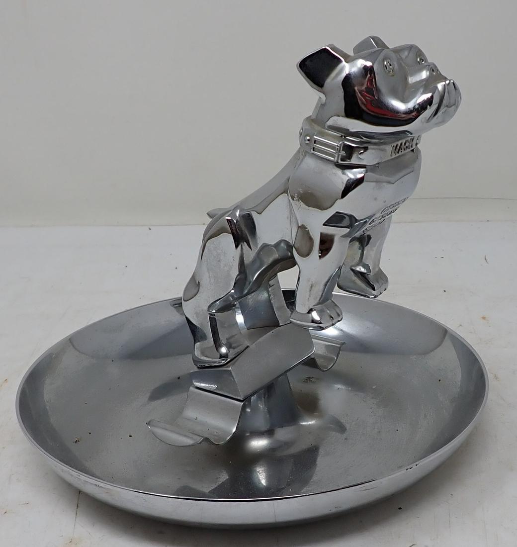 Mack Truck Bulldog Ashtray: Approx 7" in diameter and 6 1/2" tall