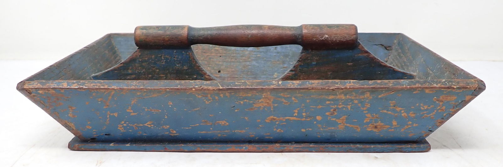 Antique Knife Tote in Blue Paint (1 of 3)