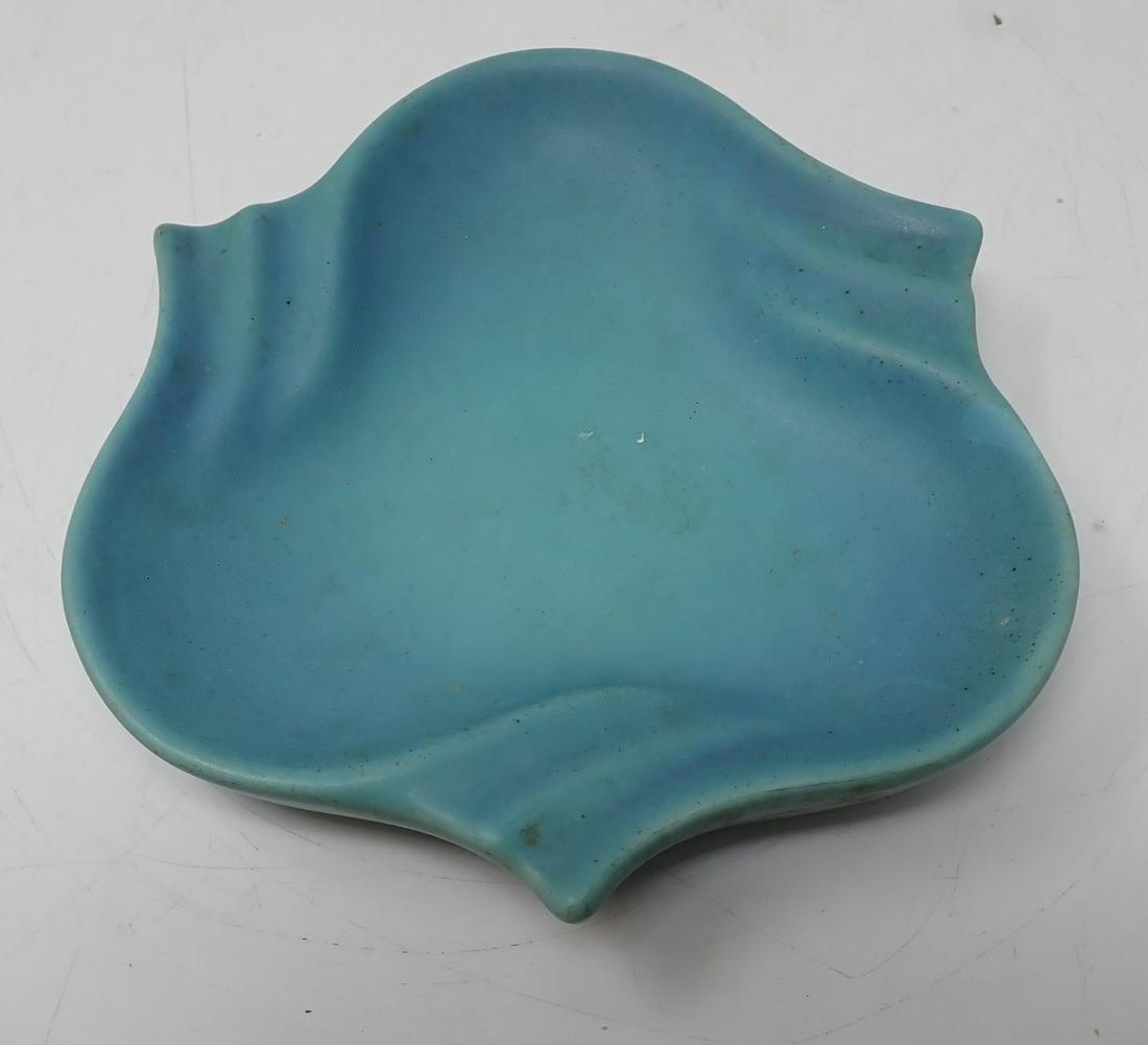 Van Briggle Pottery Ashtray: Approx 6 1/2" x 7" x 1 1/2" tall