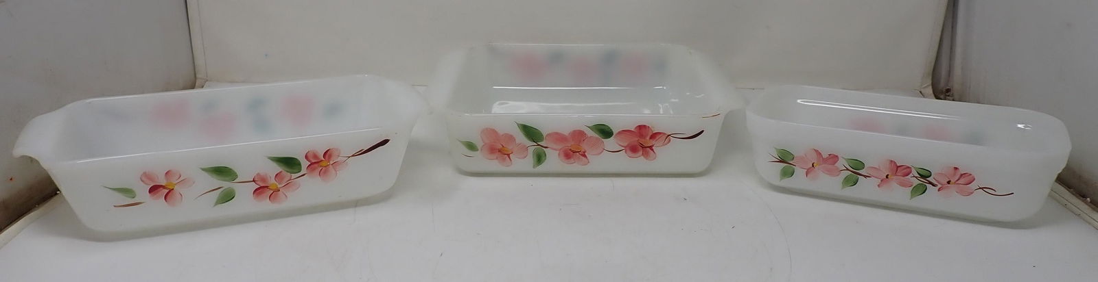 Hand Painted Fire King Casseroles (1 of 5)