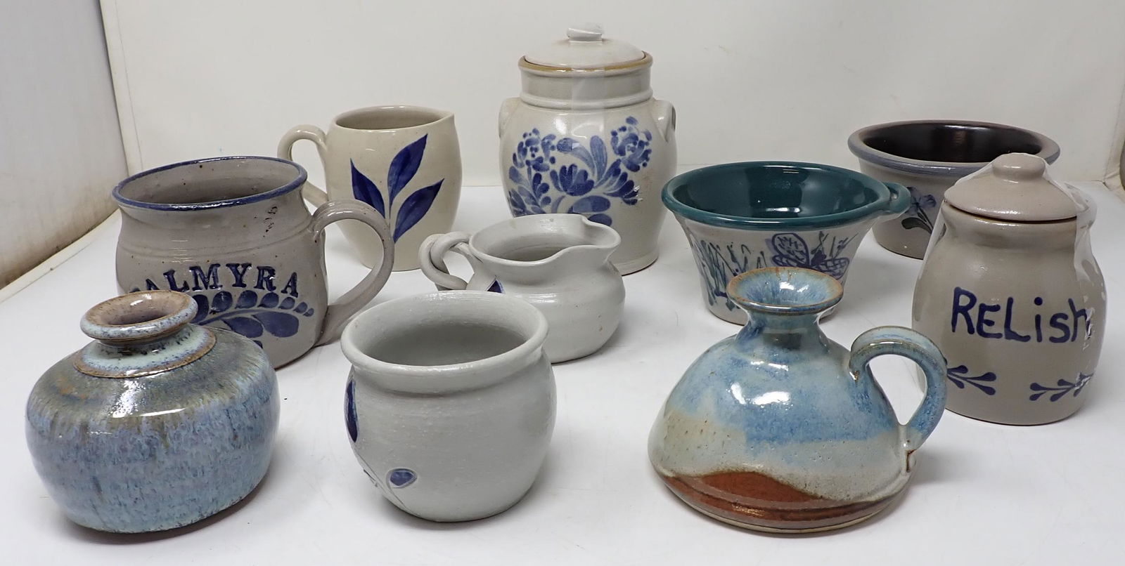 BBP Great Bay Williamsburg and Misc Pottery: Tallest is approx 6 1/4"