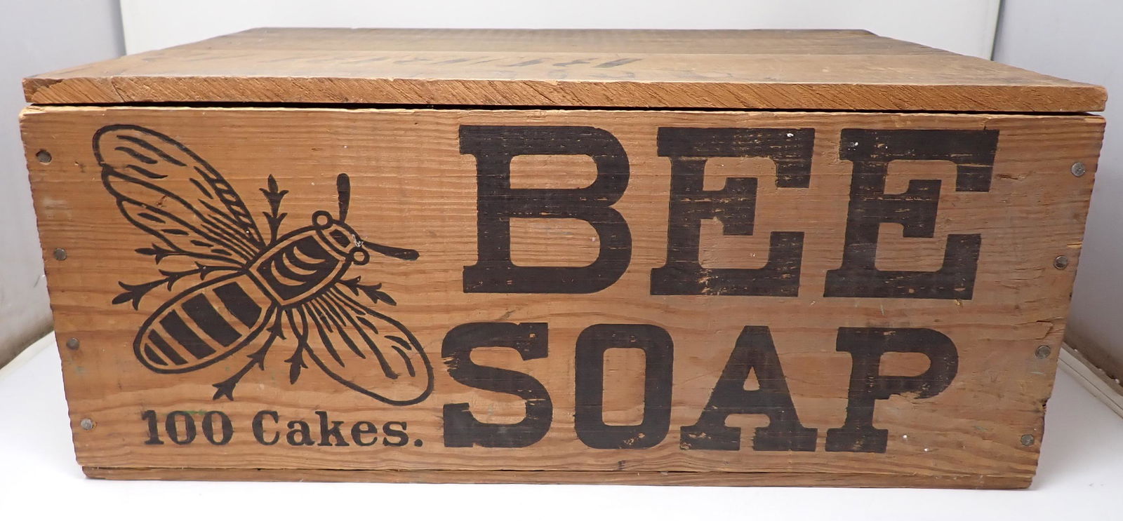 Bee Soap Wood Crate / Box (1 of 6)