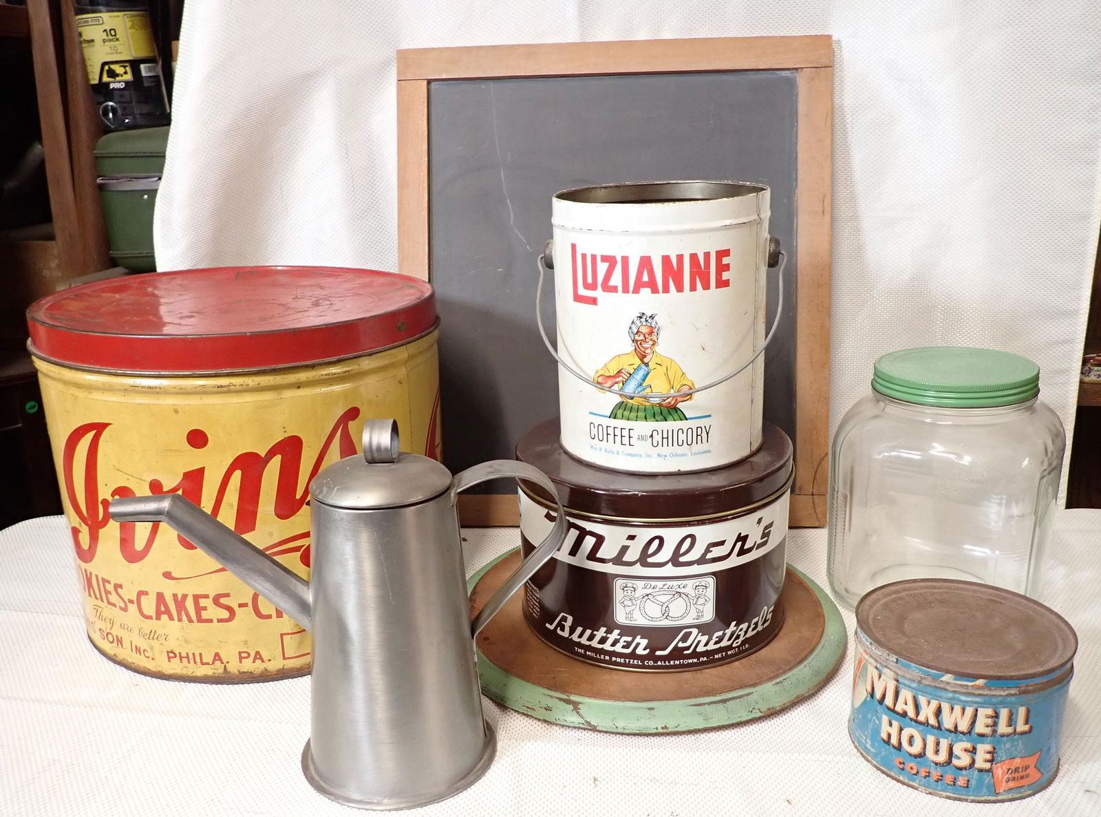 Chalkboard Tins Glass Canister & Misc (1 of 3)