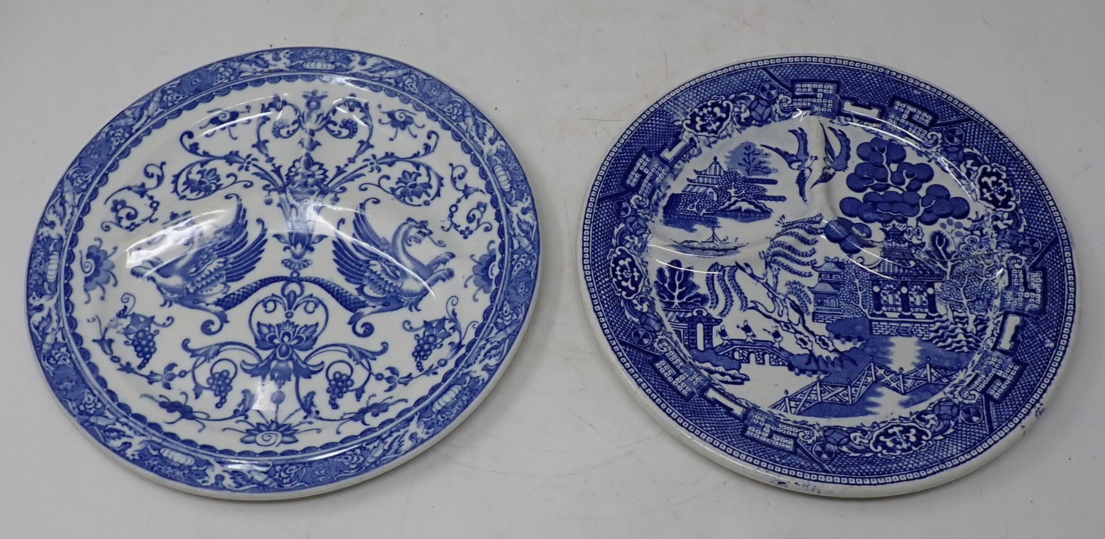Scammell's & Wellsville Willow China Divided Dishes (1 of 5)