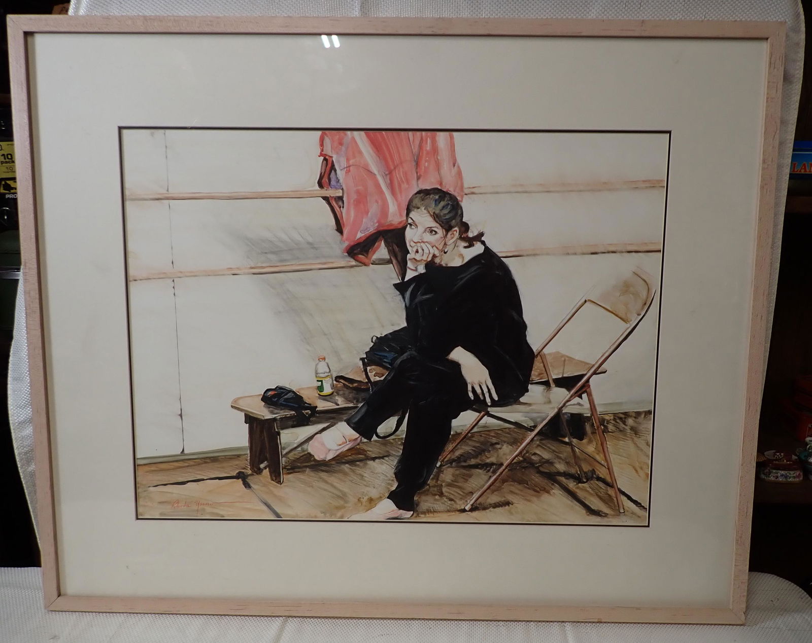 Rhoda Yanow Ballet Class Pastel Art (1 of 4)