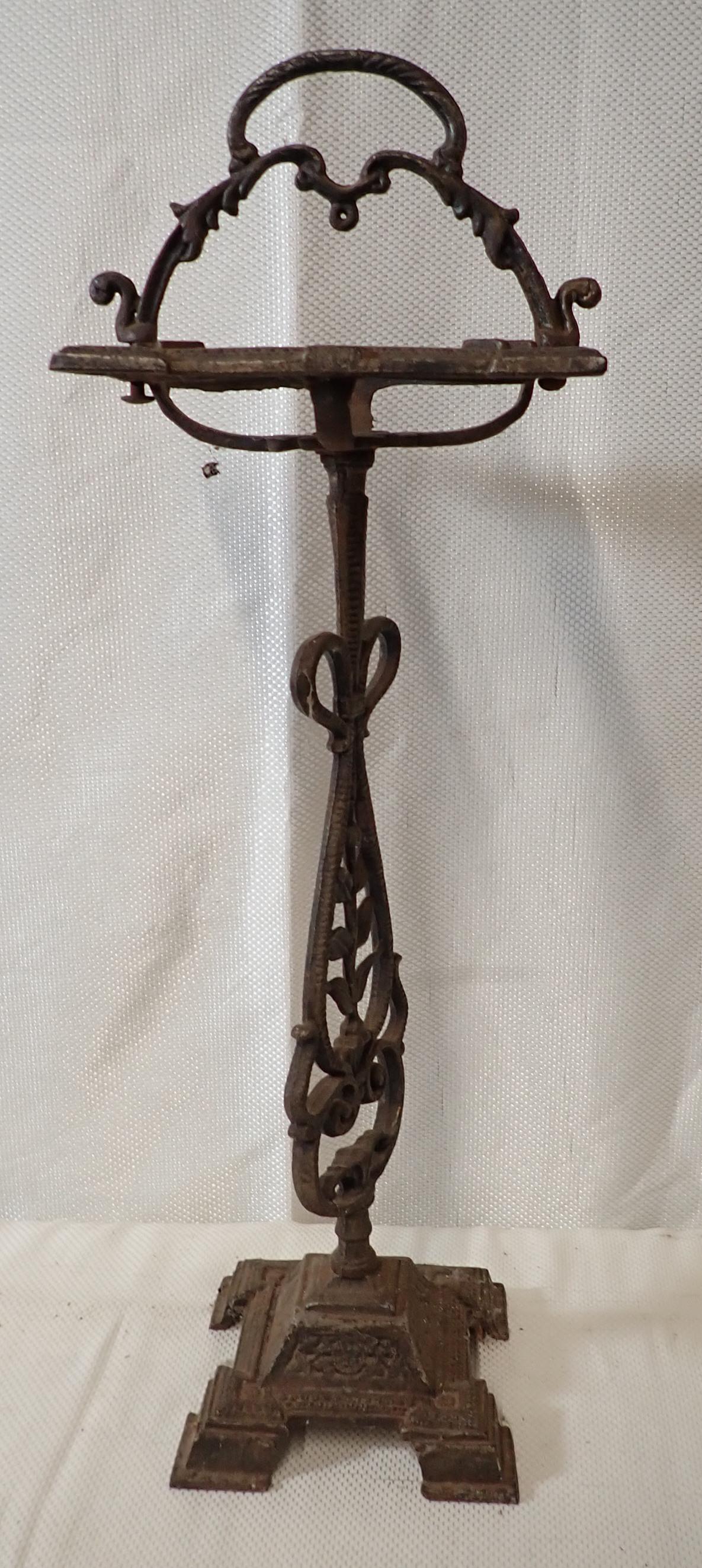 Cast Iron Floor Ashtray Stand (1 of 5)