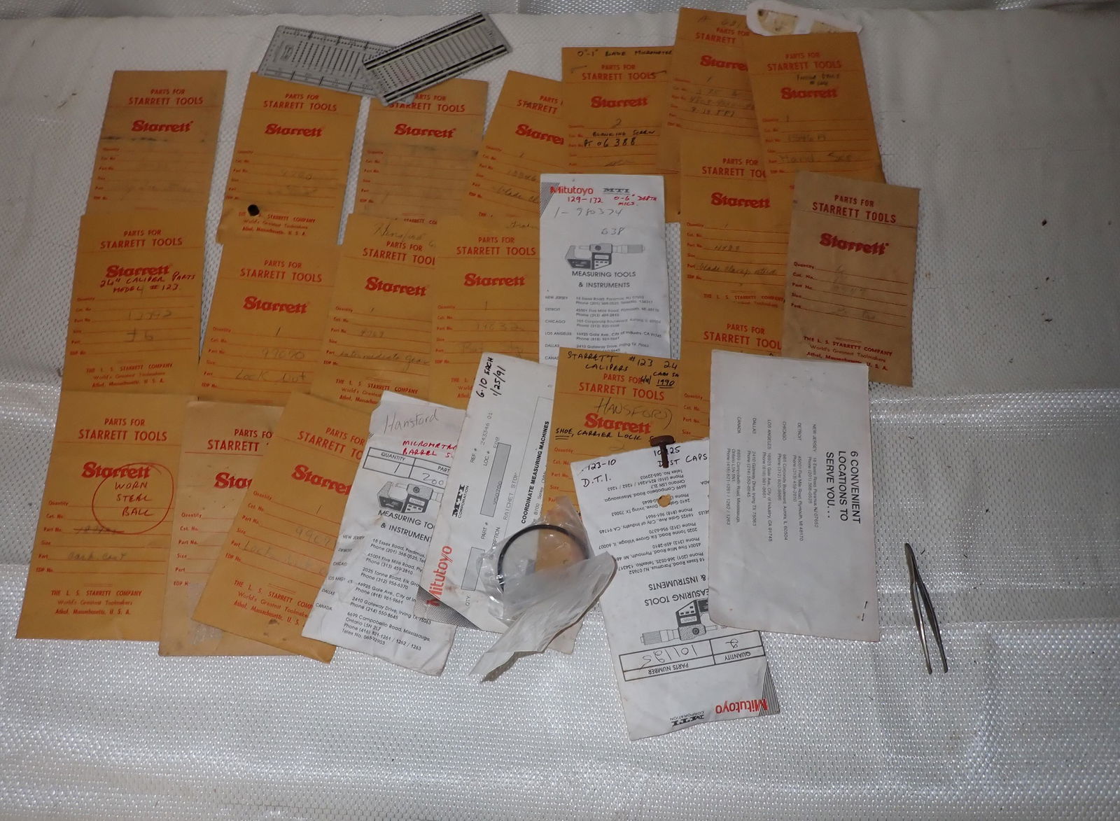 New Old Stock Starrett Machinist Parts (1 of 5)