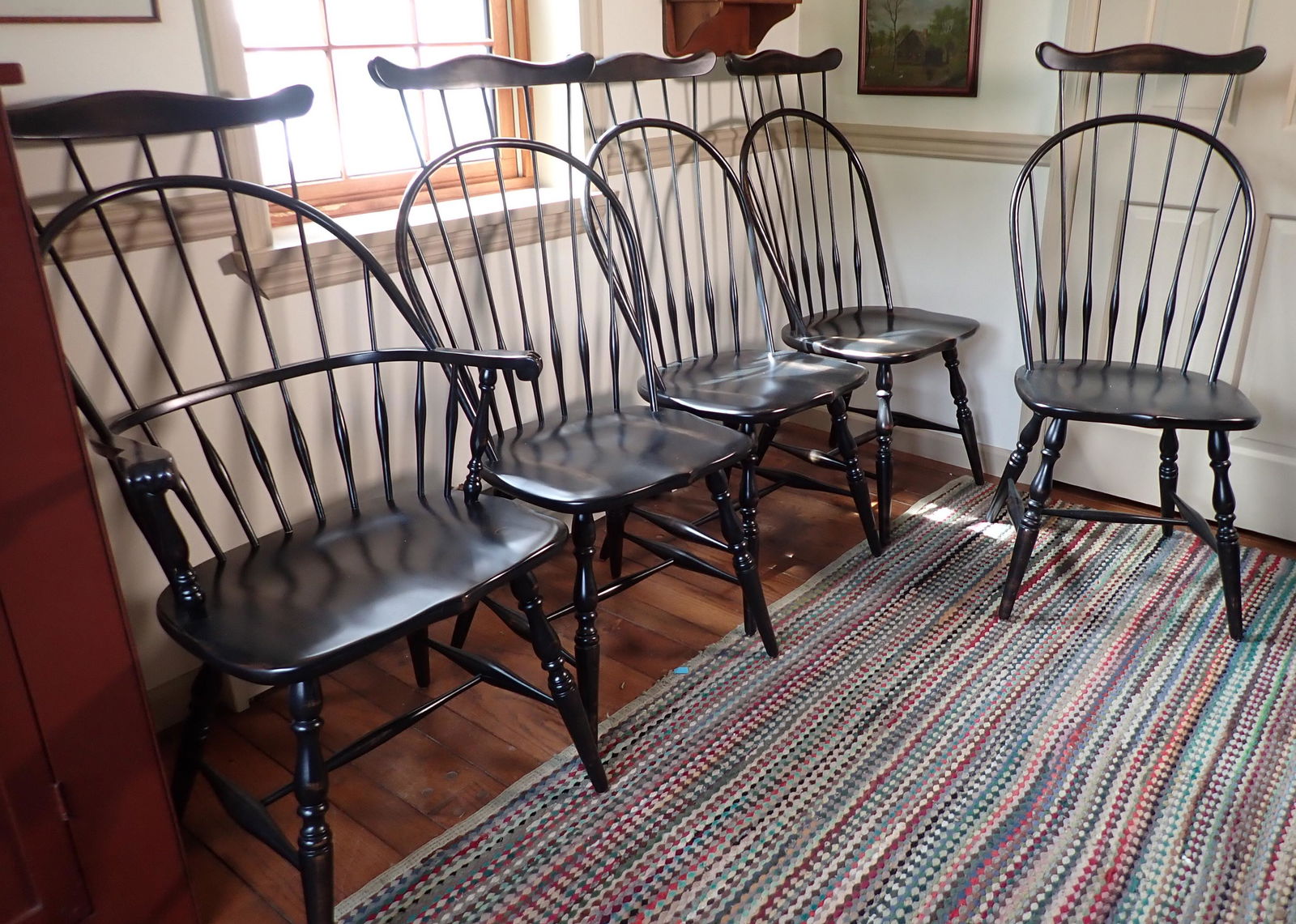 Set of 5 Windsor Style Chairs (1 of 5)