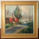 Signed Oil on Canvas Painting