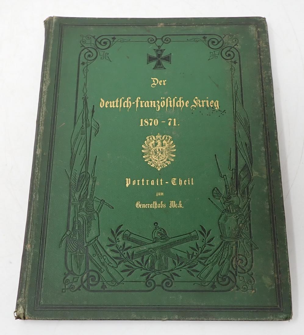 1870-1871 German Military Portrait Book Theil (1 of 11)