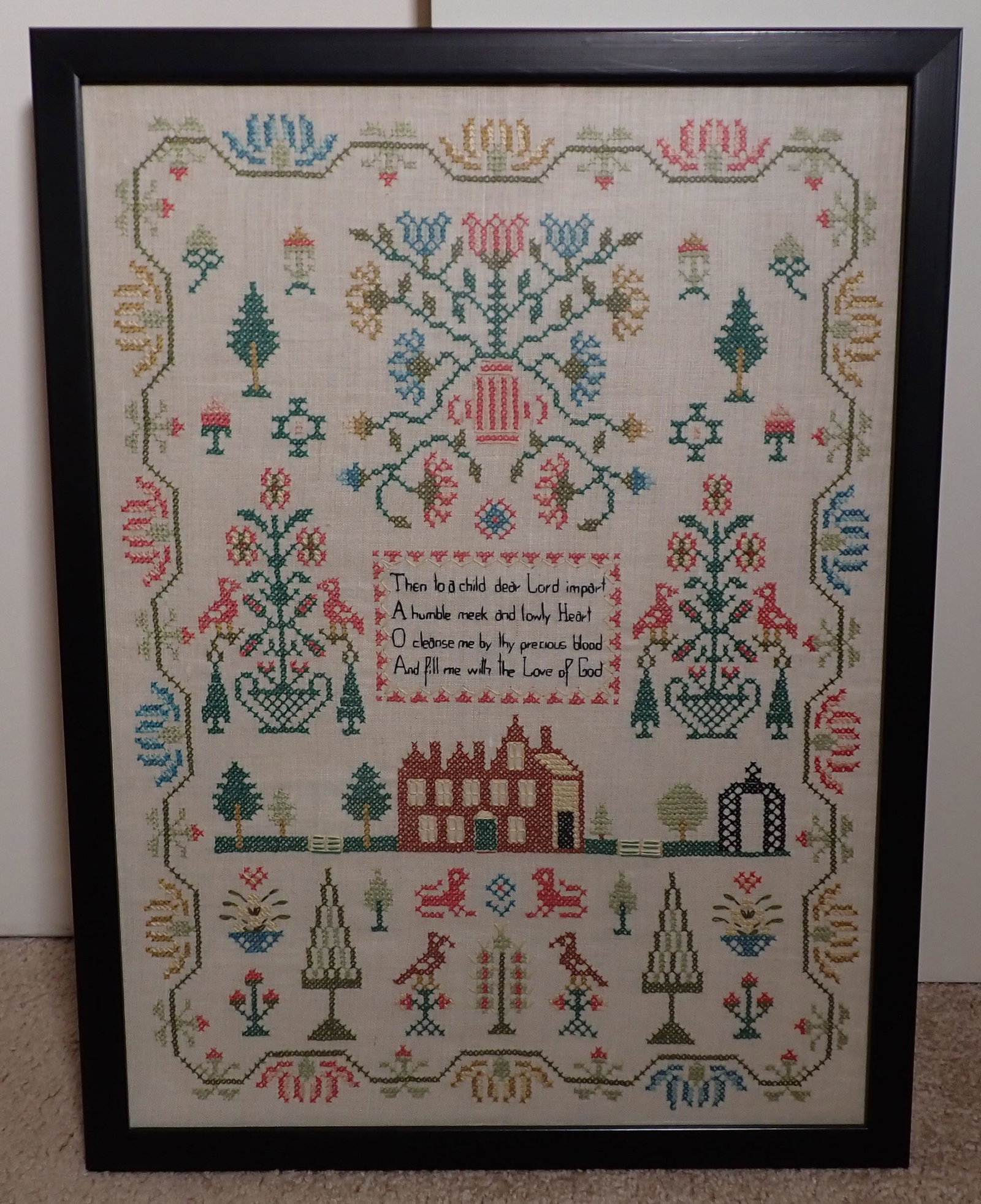 Sampler: Apprx 18 3/4" x 24 3/4"