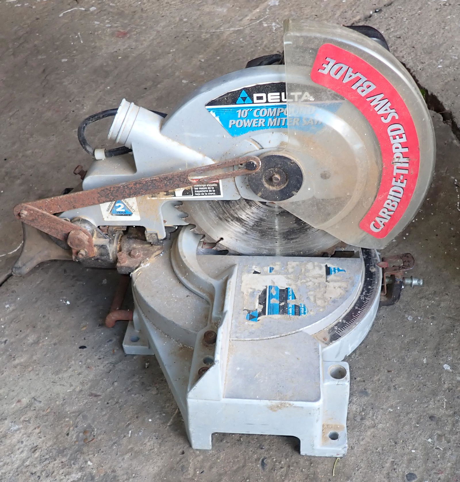 Delta 10 power miter saw deals