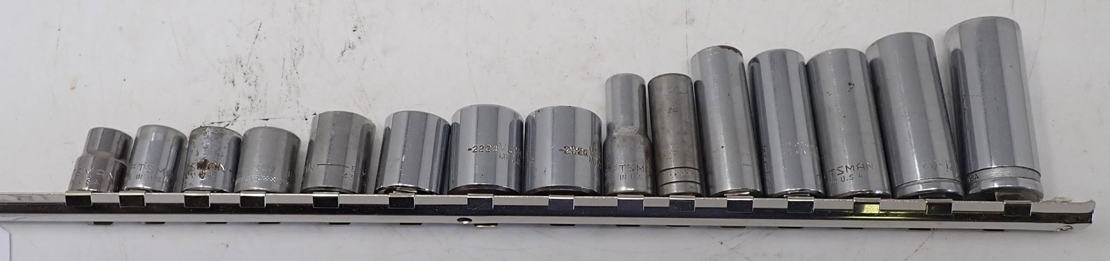 Craftsman & Misc 3/8" Drive Sockets: Largest is 3/4" Bonney