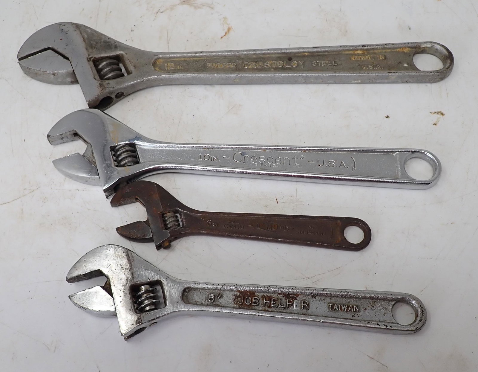 Adjustable Wrenches: Largest is 12"