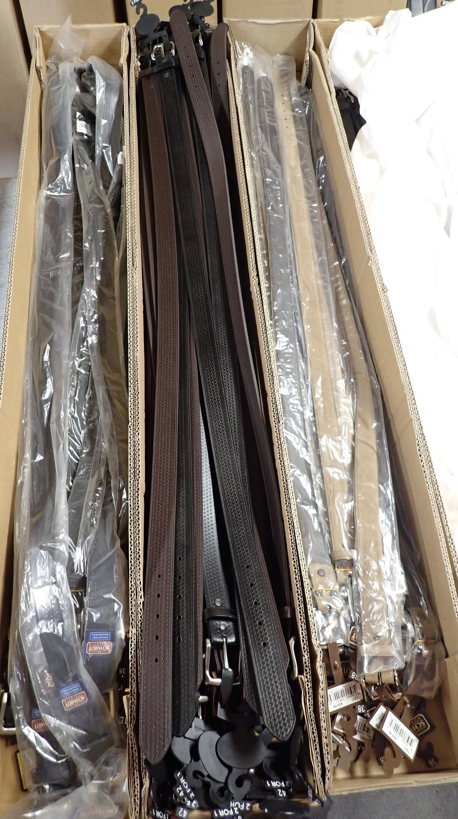 Schmidt & Misc Belts 80 Total: Looks like mostly size 38 and 42