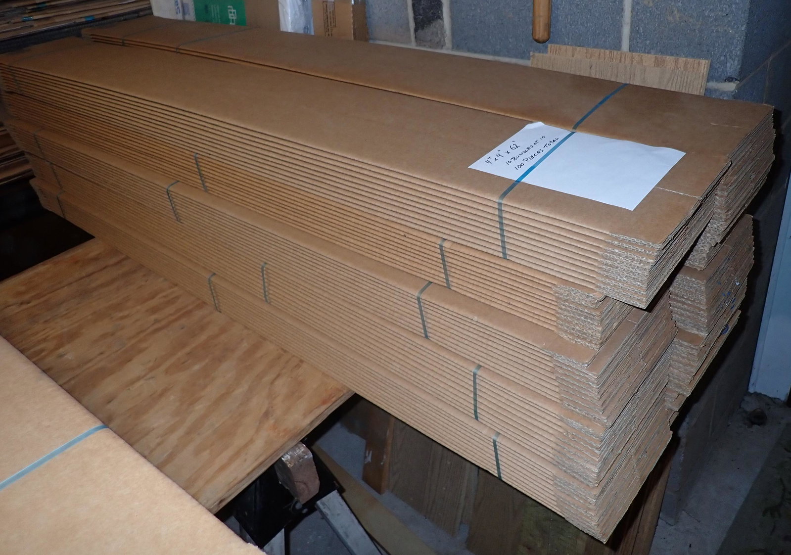 4"x4"x 62" Shipping Boxes 100 Count: No shipping