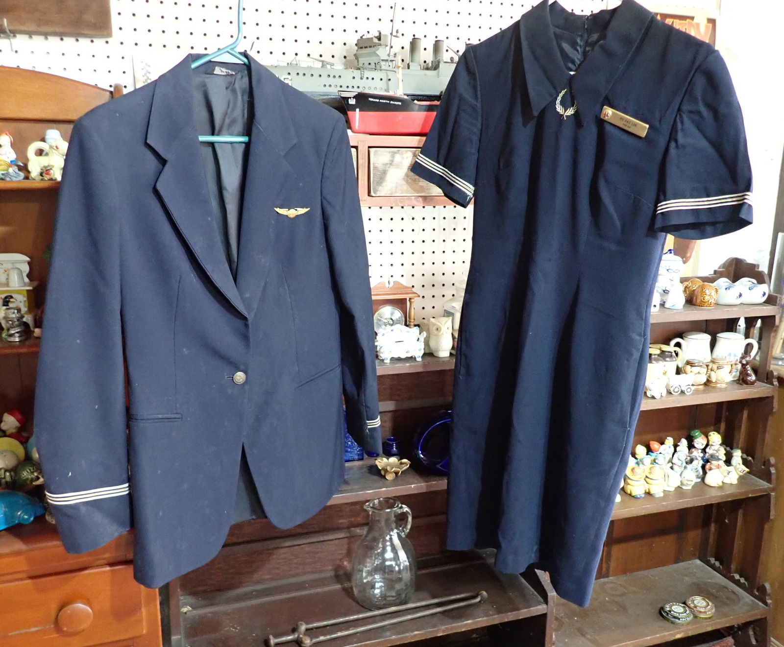 American Airlines Stewardess Dress and Jacket (1 of 6)