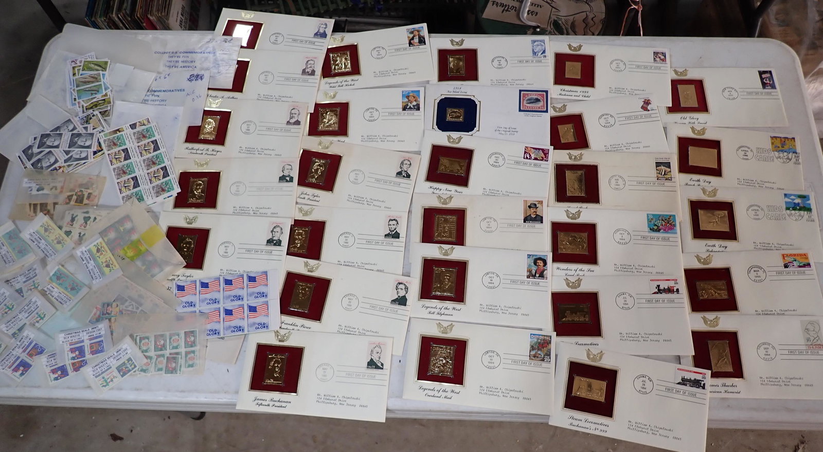 First Day Issue Christmas Seals & Misc Stamps (1 of 10)