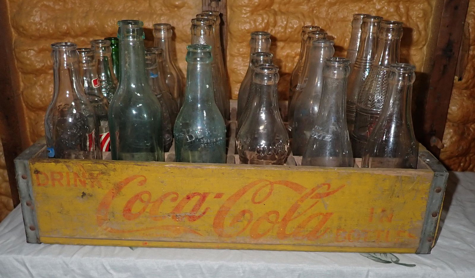 Coke Crate w/ Bottles Sweetie Kelly's & Misc (1 of 4)