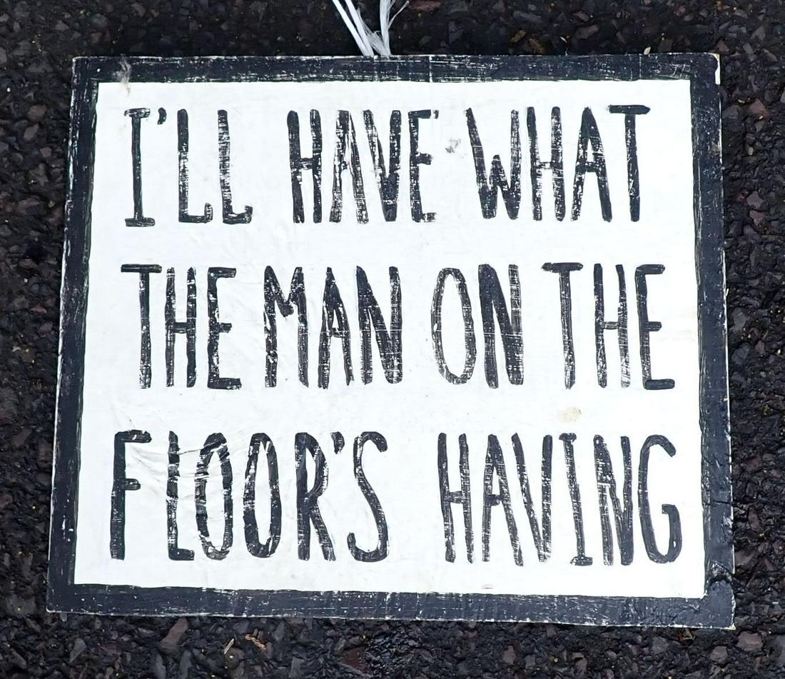 Wooden Beer Drinking Bar / Man Cave Sign (1 of 1)