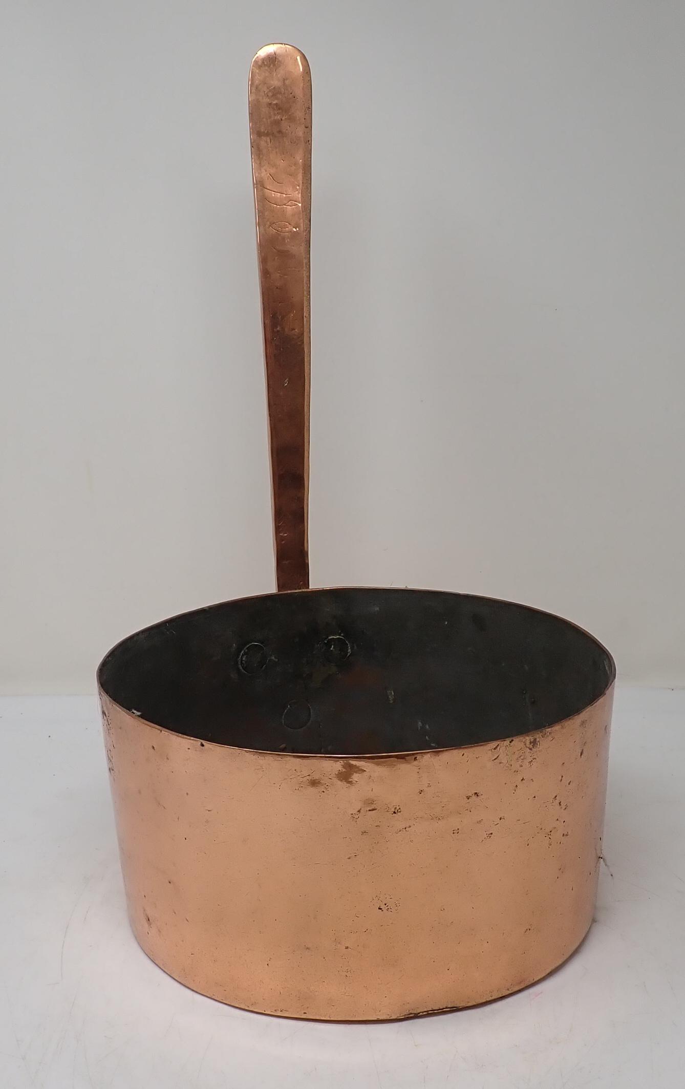 Heavy Antique Copper Pot (1 of 4)