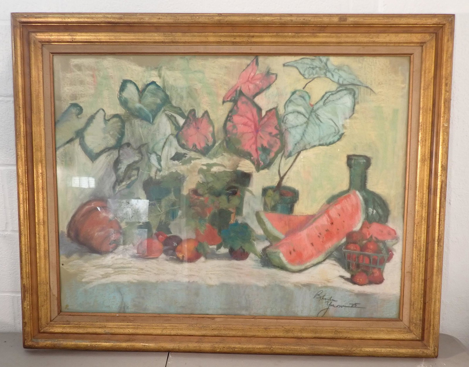 1975 Rhoda Yanow Pastel Art (1 of 4)