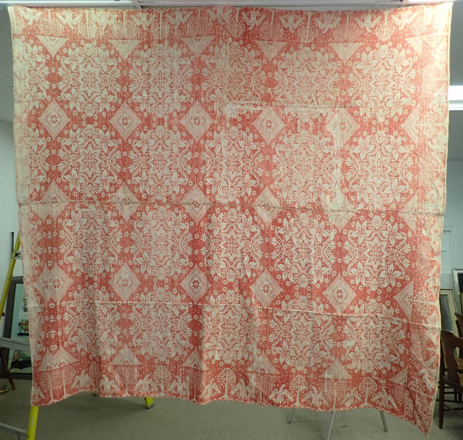 1847 Van Nortwick Nancy Gibbs Asbury Coverlet (1 of 7)