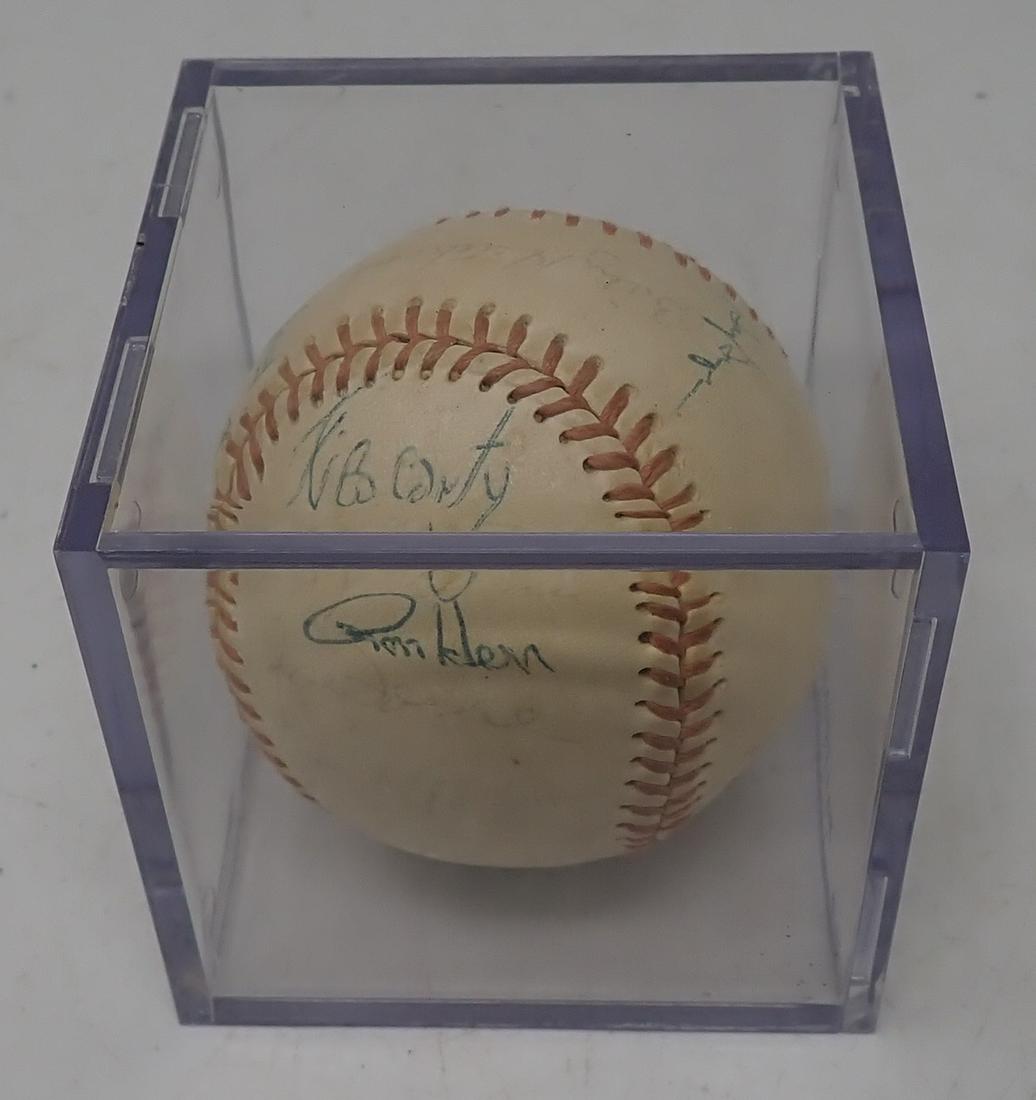 Joe Torre Baseball with Rico Carty & Misc Autographs (1 of 10)