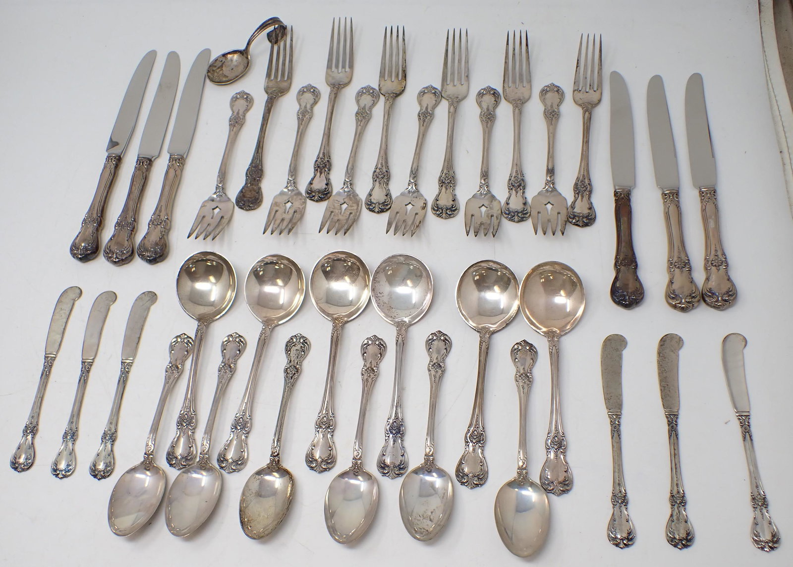 36 pcs Towle Old Master Sterling Silver Flatware (1 of 6)