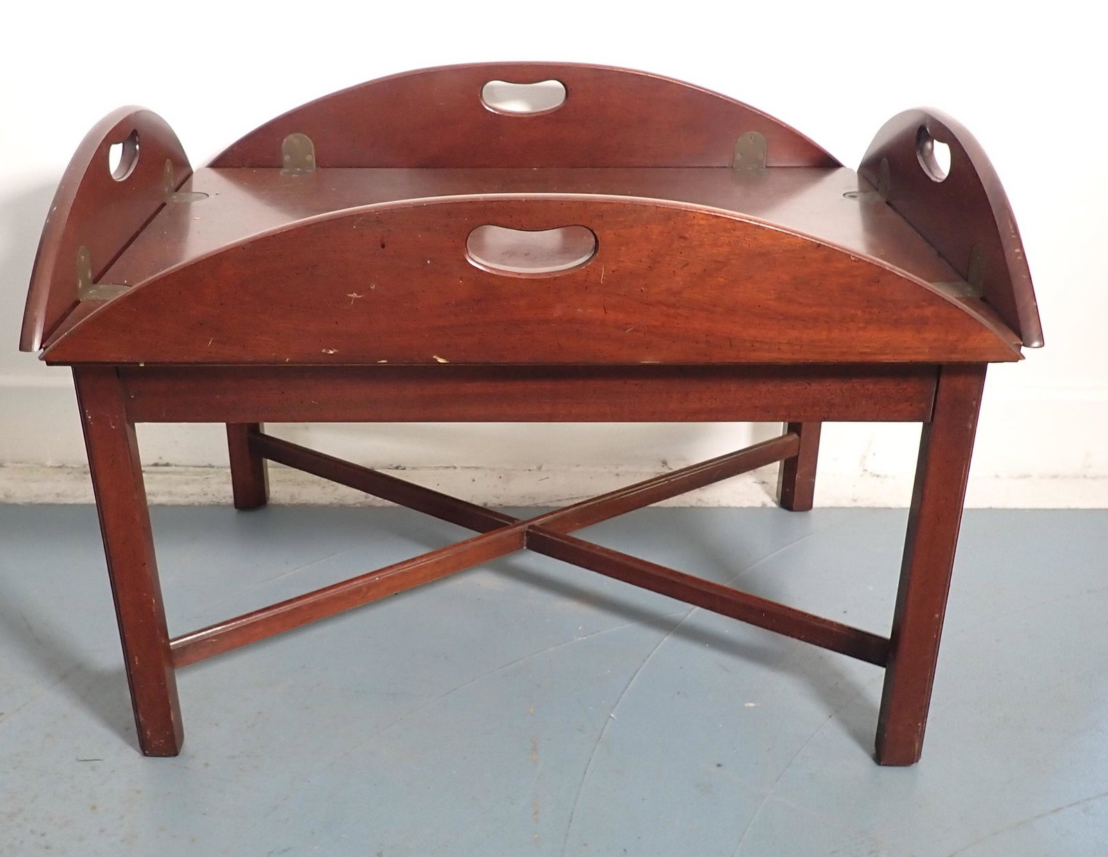 Antique Mahogany Butlers Table (1 of 4)