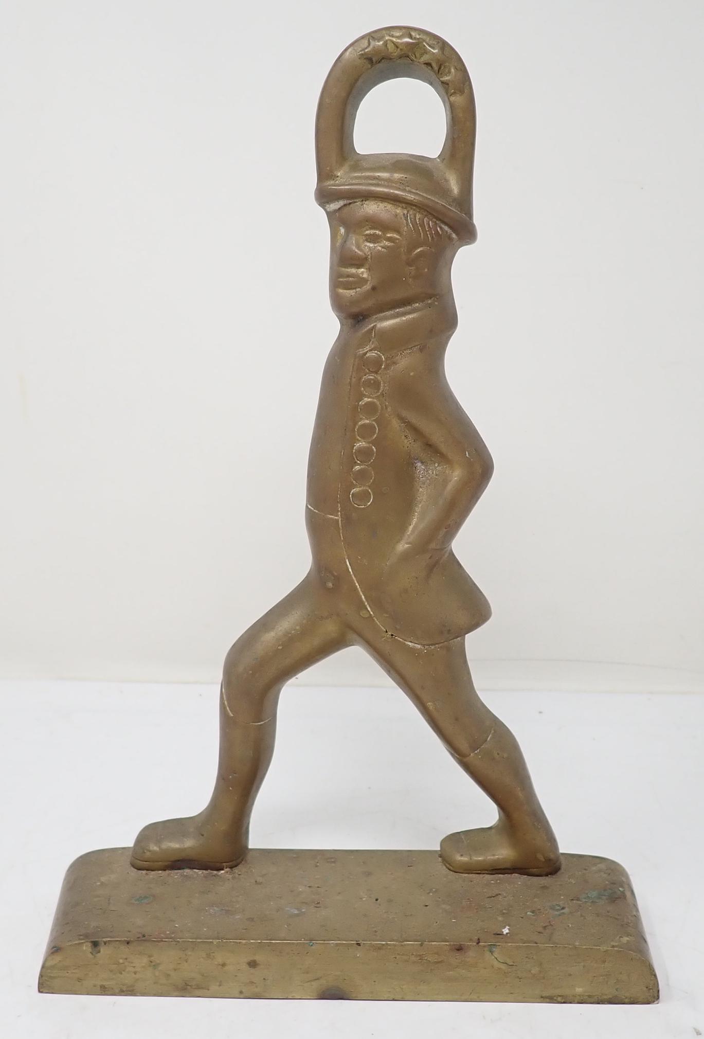 Brass Soldier Doorstop (1 of 4)