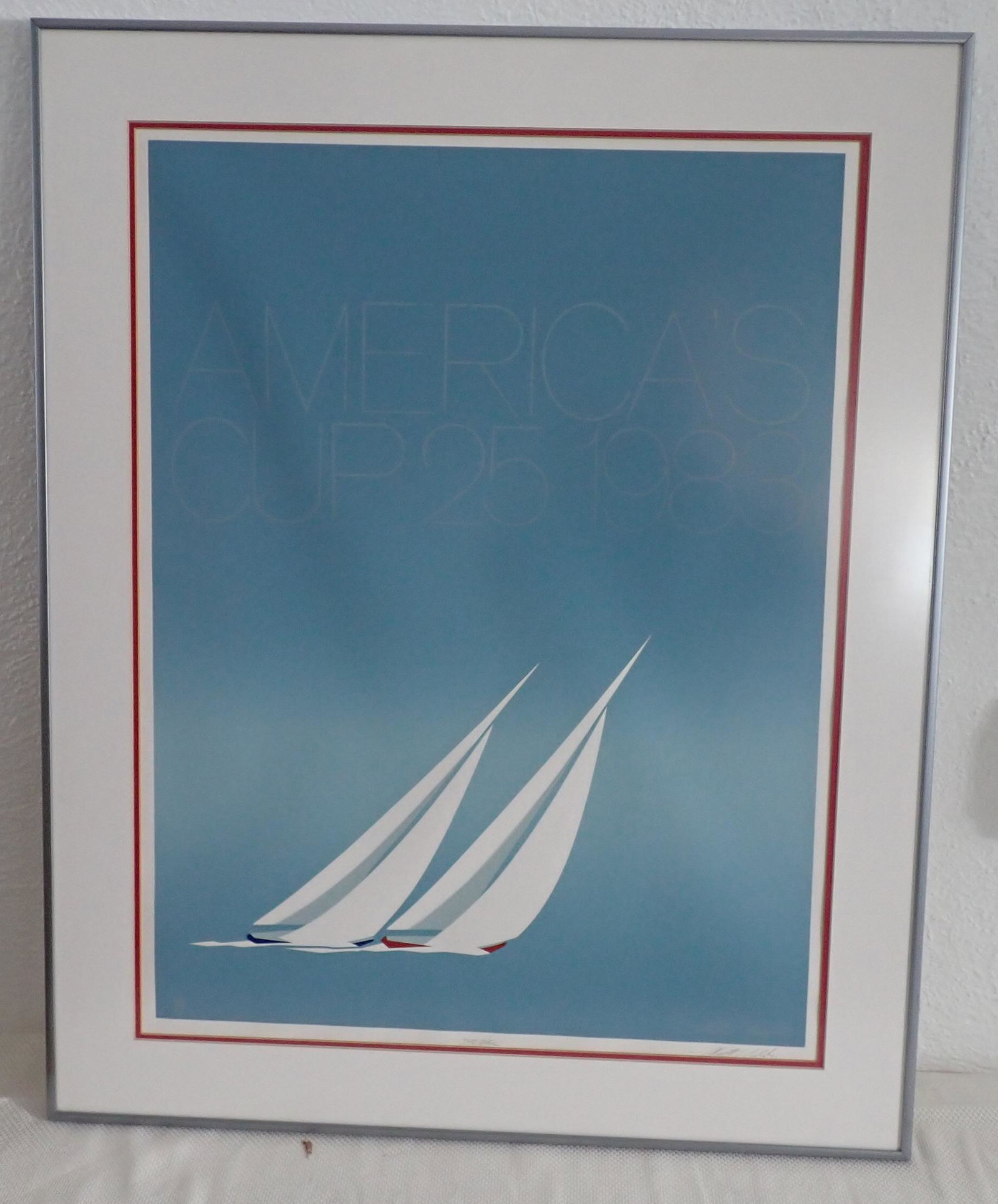 1988 Signed & Numbered America's Cup Litho (1 of 6)