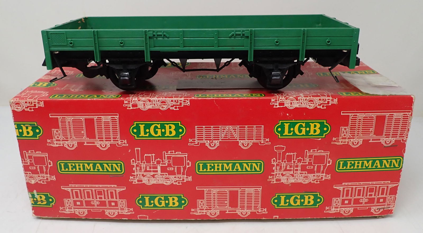 Vintage LGB Lehmann Toy Train 94007 Grey Swiss Box Car Untested