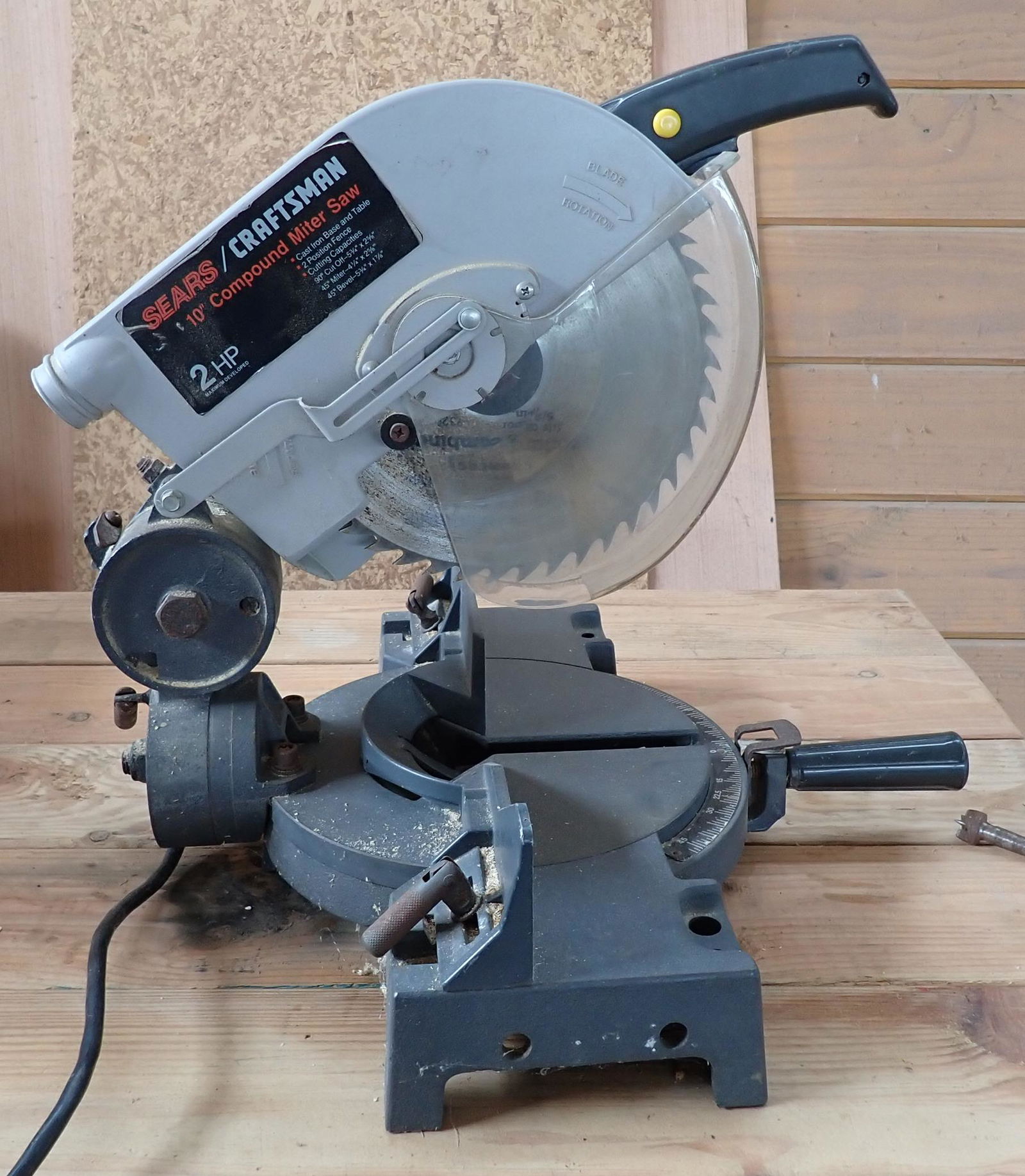 Old craftsman on sale miter saw