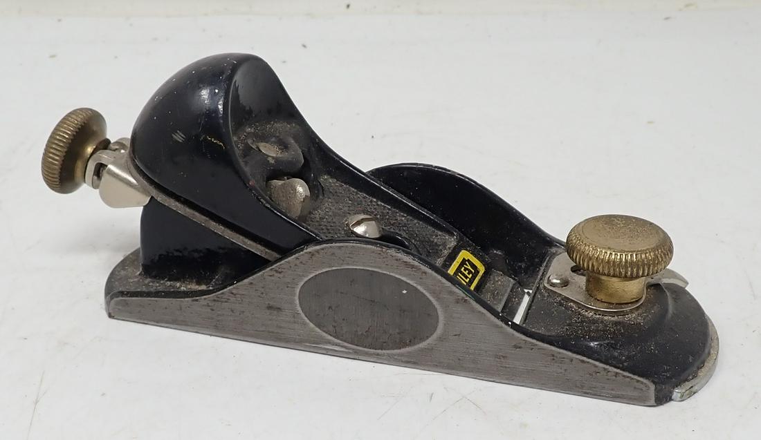 Stanley G12-020 Plane: Apprx 2" wide and 6 1/2" long.