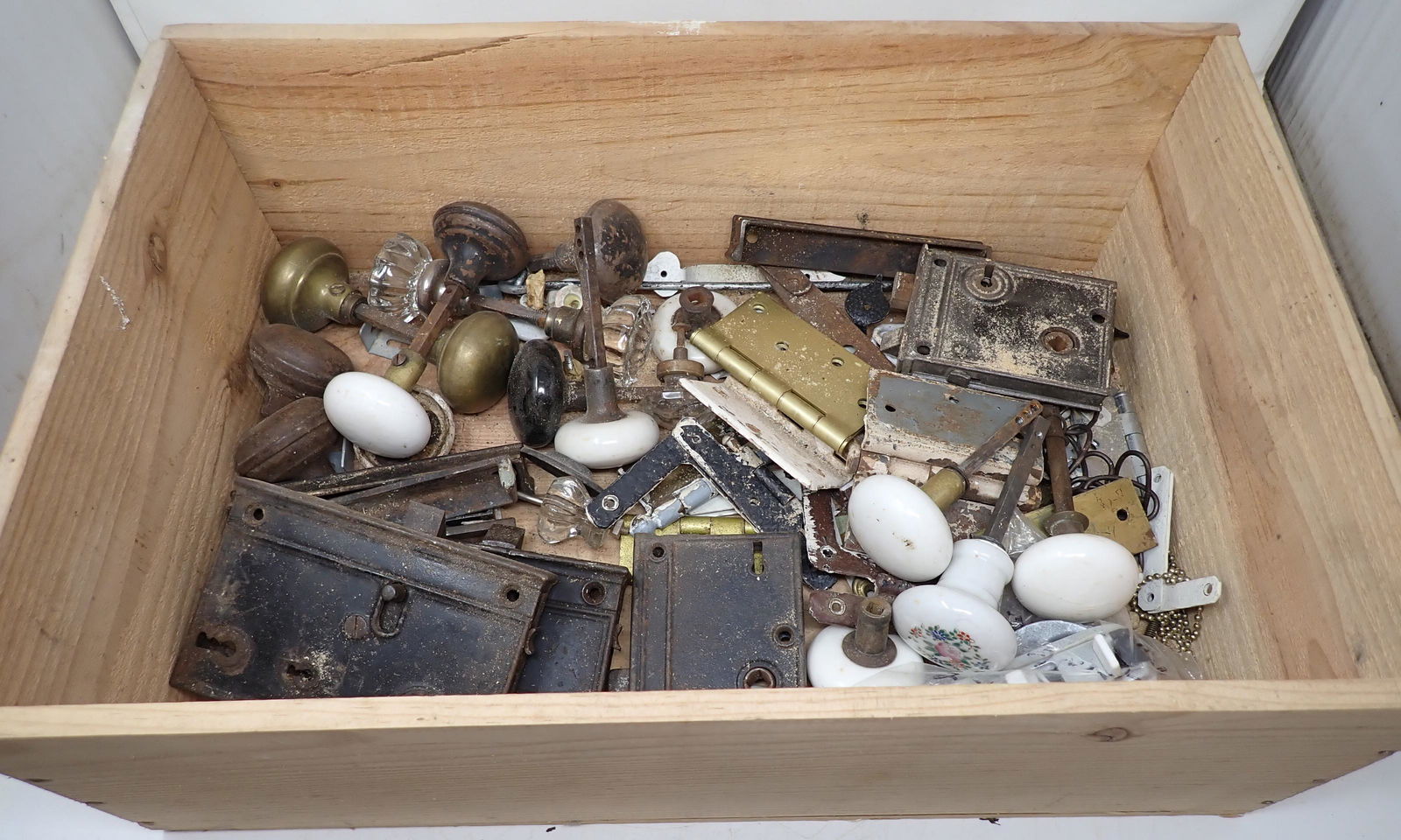 Brass Glass Porcelain Door Knobs & Locks (1 of 4)