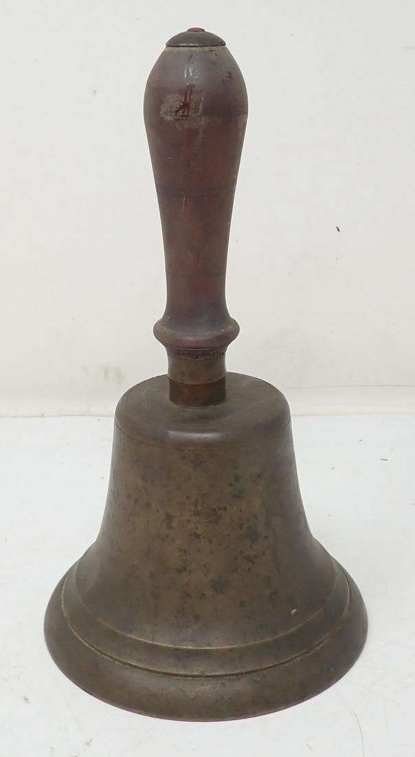 Antique Brass School Bell (1 of 2)