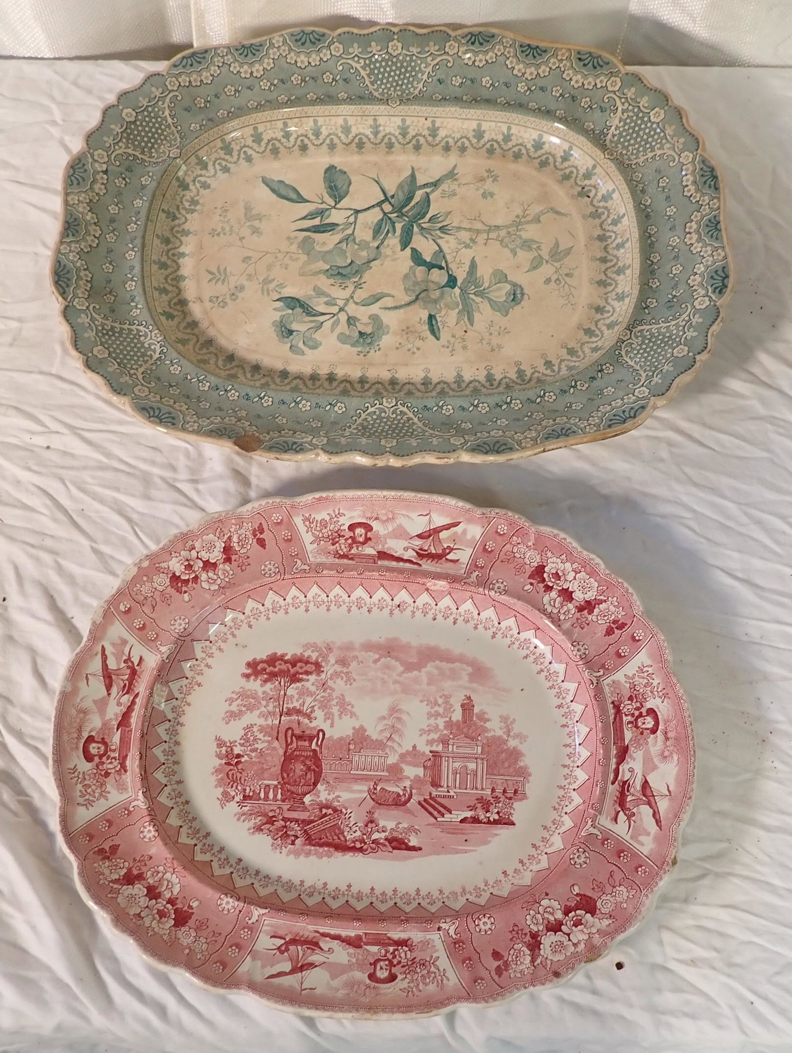 Transferware Platters Including Canova Stoneware (1 of 5)