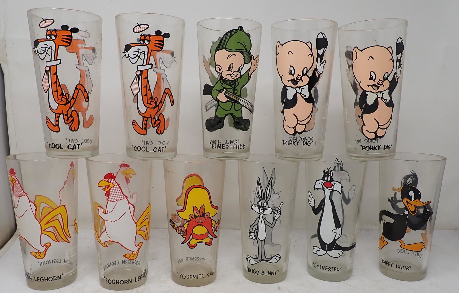 Vintage Pepsi Looney Tunes Drinking Glasses (1 of 1)