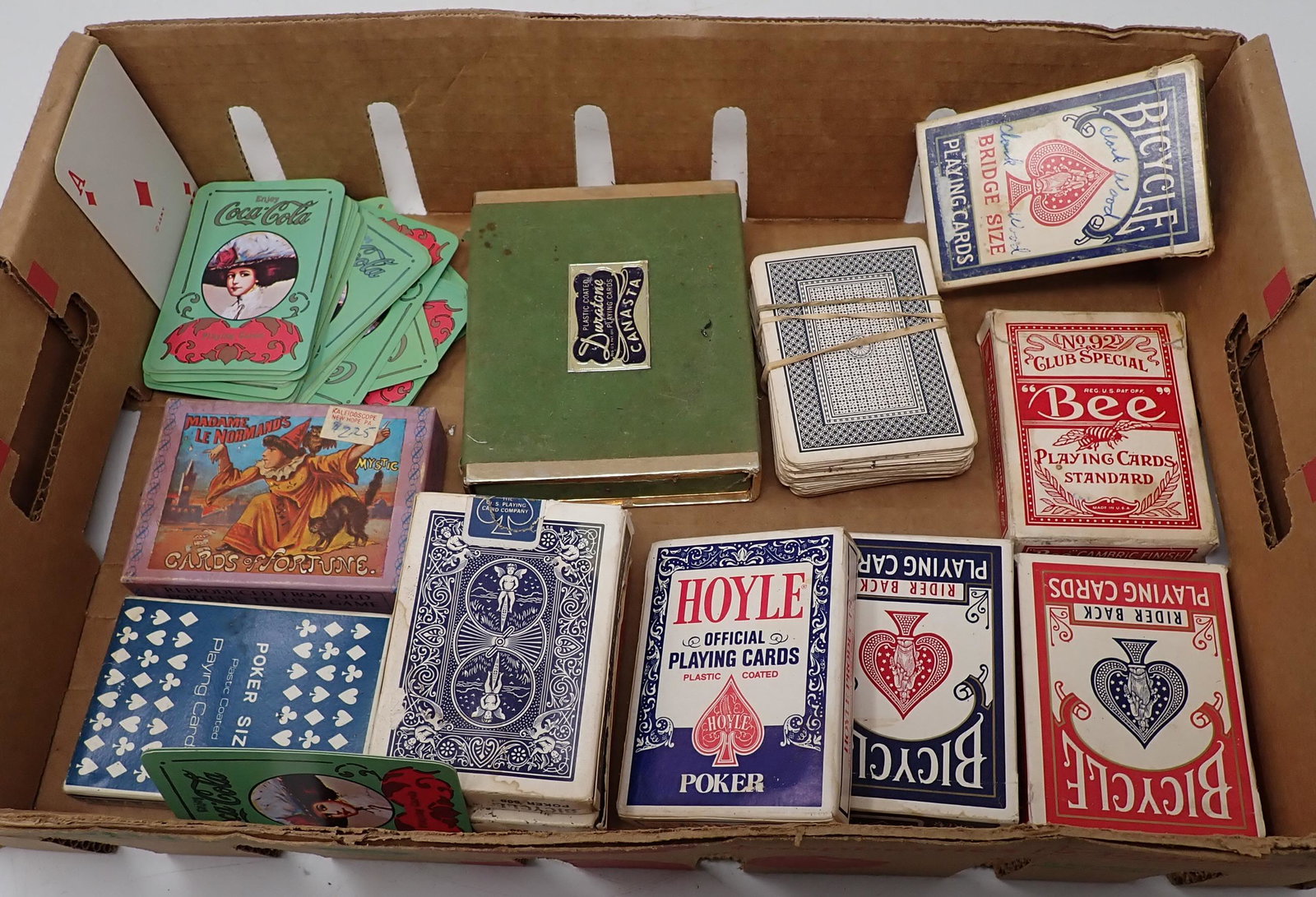 Playing Cards: We do not guarantee that the decks are complete. Sold as pictured