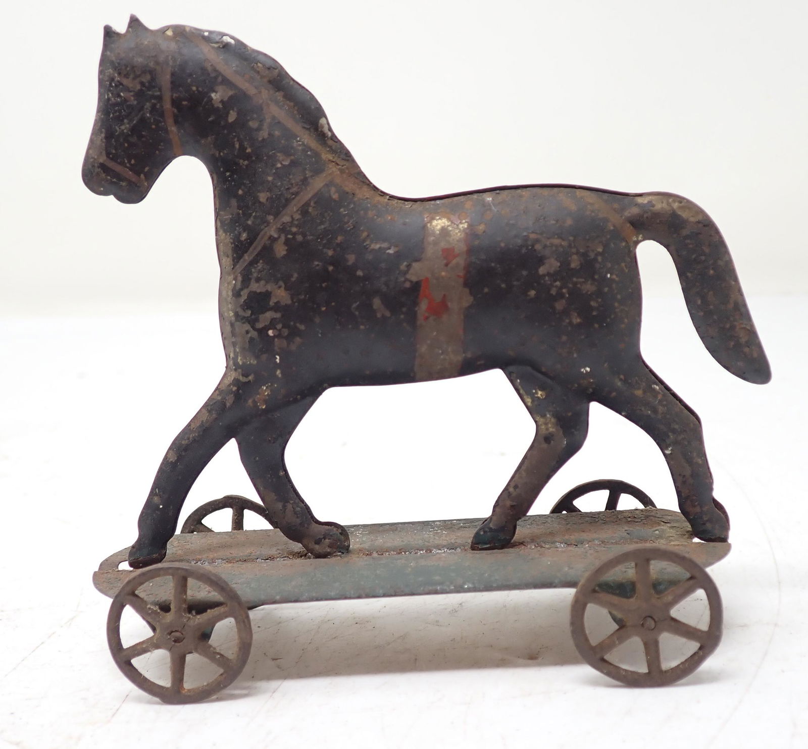 Painted  Horse Tin Toy possibly Meier (1 of 5)