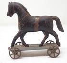 Painted  Horse Tin Toy possibly Meier
