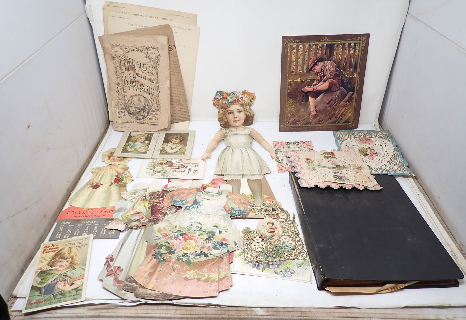 Antique Paper Dolls, Assorted Ephemera (1 of 8)