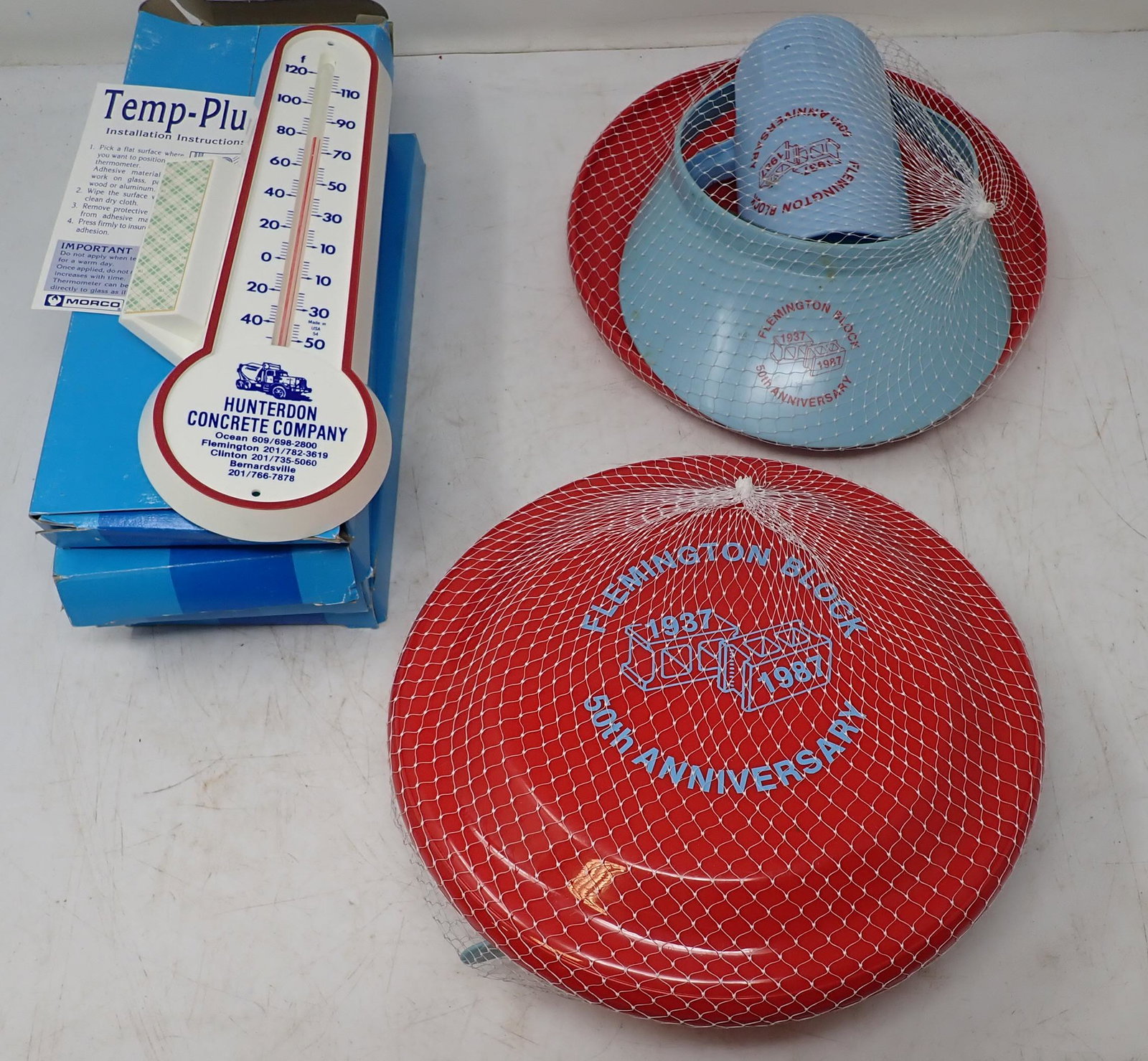 Hunterdon Concrete Company Thermometers Frisbees Cup Cap (1 of 4)