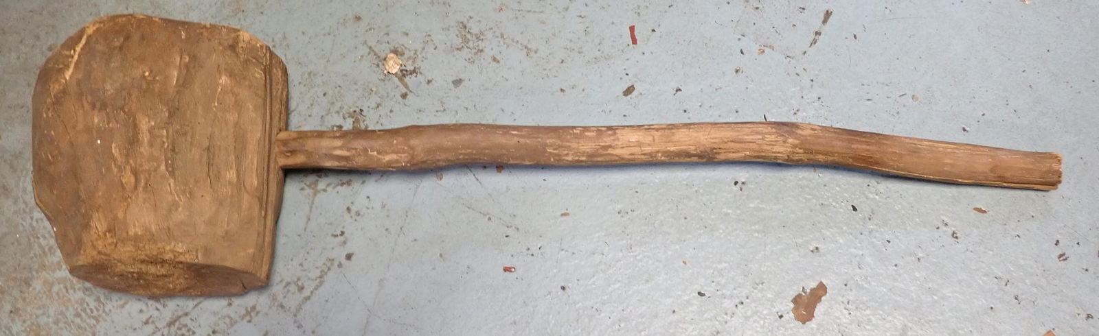 Large Primitive Wood Mallet (1 of 5)