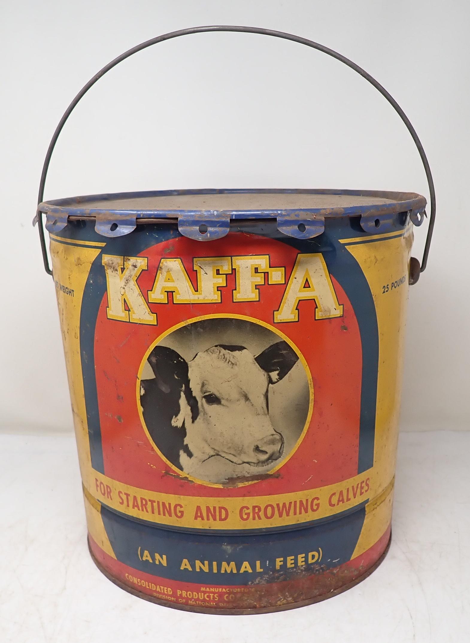 Kaff-A Cow Feed Tin (1 of 4)
