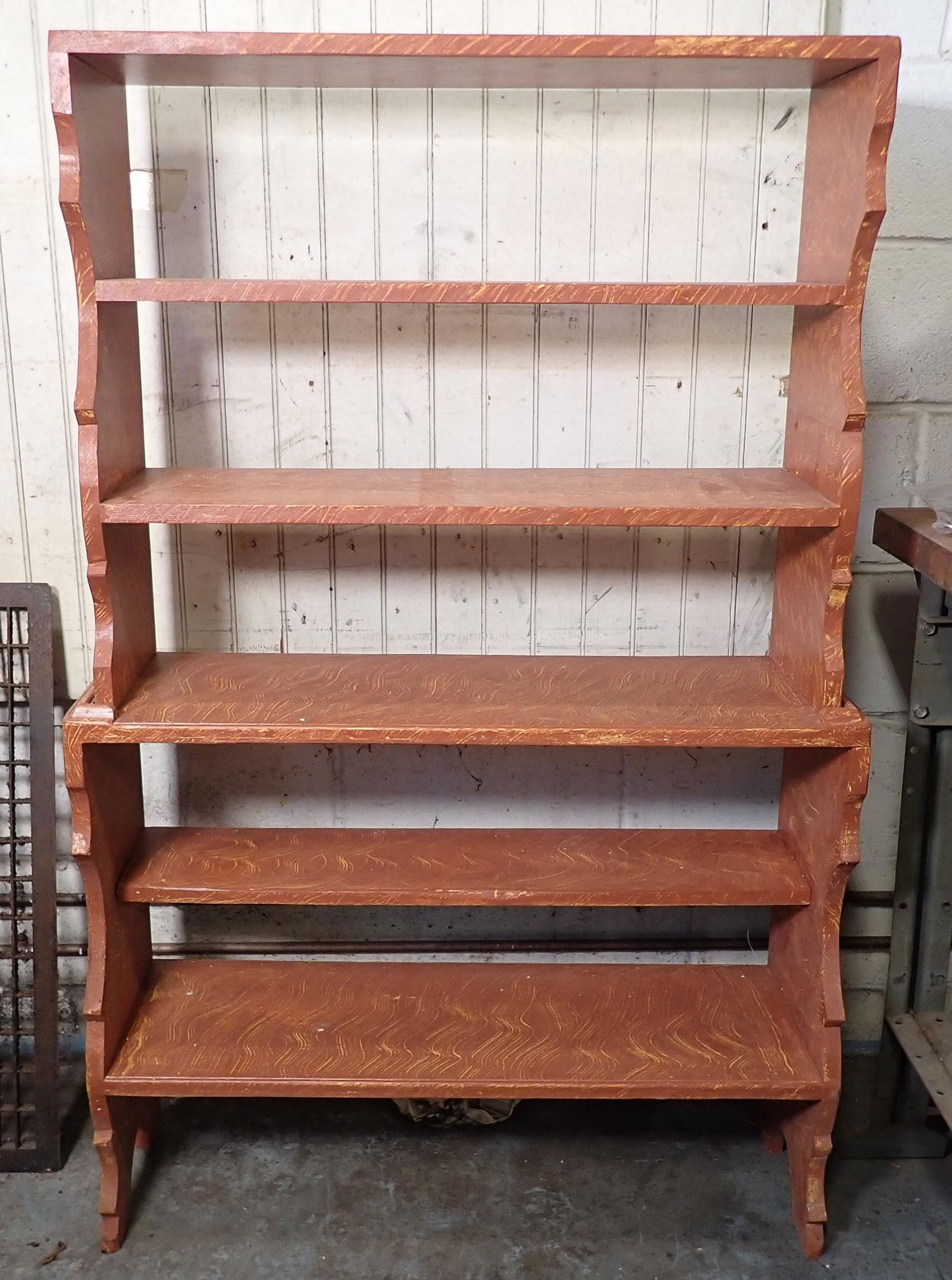 2 Piece Grain Painted Shelf (1 of 5)